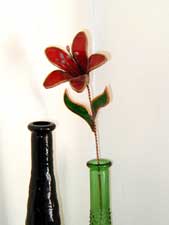 3d stained glass flower
